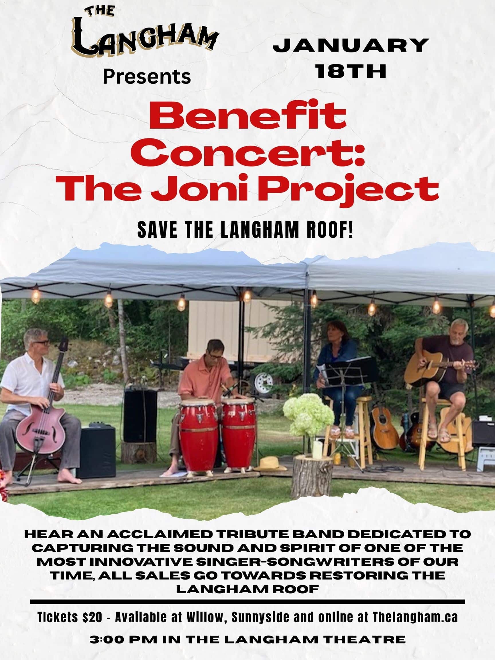 Benefit Concert: Presenting The Joni Project